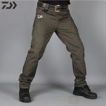 Load image into Gallery viewer, 2021 New Daiwa Breathable Waterproof Fishing Pants Camouflage Hiking Hunting Camping Outdoor Wear Thin Spring Fishing Clothes
