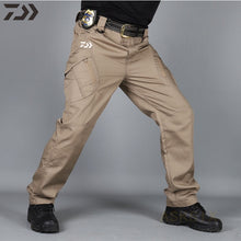 Load image into Gallery viewer, 2021 New Daiwa Breathable Waterproof Fishing Pants Camouflage Hiking Hunting Camping Outdoor Wear Thin Spring Fishing Clothes
