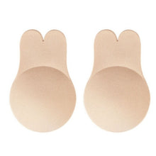 Load image into Gallery viewer, Women Push Up Bras For Self Adhesive Silicone Strapless Invisible Bra Reusable Sticky Breast Lift Up Tape Kawaii Rabbit Bra Pads
