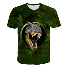 Load image into Gallery viewer, Boys &amp; Girls Cartoon T-shirts Kids Dinosaur Print 3D T Shirt For Boys Children Summer Short Sleeve T-shirt Tops Clothing
