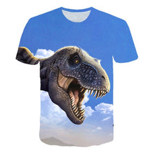 Load image into Gallery viewer, Boys &amp; Girls Cartoon T-shirts Kids Dinosaur Print 3D T Shirt For Boys Children Summer Short Sleeve T-shirt Tops Clothing
