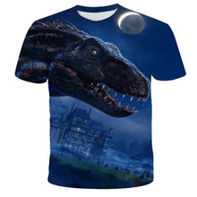 Load image into Gallery viewer, Boys &amp; Girls Cartoon T-shirts Kids Dinosaur Print 3D T Shirt For Boys Children Summer Short Sleeve T-shirt Tops Clothing
