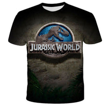 Load image into Gallery viewer, Boys &amp; Girls Cartoon T-shirts Kids Dinosaur Print 3D T Shirt For Boys Children Summer Short Sleeve T-shirt Tops Clothing
