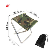 Load image into Gallery viewer, Folding Fishing Chair Lightweight Picnic Camping Chair Foldable Aluminium Cloth Outdoor Portable Easy To Carry Outdoor Furniture
