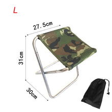 Load image into Gallery viewer, Folding Fishing Chair Lightweight Picnic Camping Chair Foldable Aluminium Cloth Outdoor Portable Easy To Carry Outdoor Furniture
