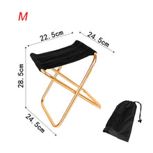 Load image into Gallery viewer, Folding Fishing Chair Lightweight Picnic Camping Chair Foldable Aluminium Cloth Outdoor Portable Easy To Carry Outdoor Furniture
