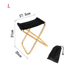 Load image into Gallery viewer, Folding Fishing Chair Lightweight Picnic Camping Chair Foldable Aluminium Cloth Outdoor Portable Easy To Carry Outdoor Furniture
