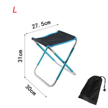 Load image into Gallery viewer, Folding Fishing Chair Lightweight Picnic Camping Chair Foldable Aluminium Cloth Outdoor Portable Easy To Carry Outdoor Furniture
