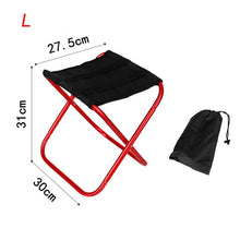 Load image into Gallery viewer, Folding Fishing Chair Lightweight Picnic Camping Chair Foldable Aluminium Cloth Outdoor Portable Easy To Carry Outdoor Furniture
