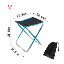 Load image into Gallery viewer, Folding Fishing Chair Lightweight Picnic Camping Chair Foldable Aluminium Cloth Outdoor Portable Easy To Carry Outdoor Furniture
