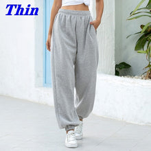 Load image into Gallery viewer, 2020 Sweatpants Women Baggy Gray Women&#39;s Sports Pants Women&#39;s Joggers Wide Leg Oversized Streetwear High Waisted Woman Pants
