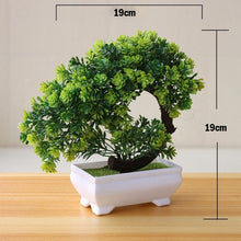 Load image into Gallery viewer, Artificial Plants Pine Bonsai Small Tree Pot Plants Fake Flowers Potted Ornaments For Home Decoration Hotel Garden Decor
