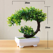 Load image into Gallery viewer, Artificial Plants Pine Bonsai Small Tree Pot Plants Fake Flowers Potted Ornaments For Home Decoration Hotel Garden Decor
