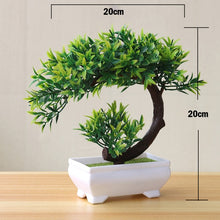 Load image into Gallery viewer, Artificial Plants Pine Bonsai Small Tree Pot Plants Fake Flowers Potted Ornaments For Home Decoration Hotel Garden Decor
