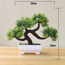 Load image into Gallery viewer, Artificial Plants Pine Bonsai Small Tree Pot Plants Fake Flowers Potted Ornaments For Home Decoration Hotel Garden Decor
