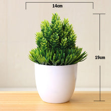 Load image into Gallery viewer, Artificial Plants Pine Bonsai Small Tree Pot Plants Fake Flowers Potted Ornaments For Home Decoration Hotel Garden Decor
