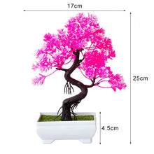 Load image into Gallery viewer, Artificial Plants Pine Bonsai Small Tree Pot Plants Fake Flowers Potted Ornaments For Home Decoration Hotel Garden Decor
