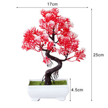 Load image into Gallery viewer, Artificial Plants Pine Bonsai Small Tree Pot Plants Fake Flowers Potted Ornaments For Home Decoration Hotel Garden Decor
