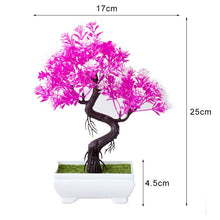 Load image into Gallery viewer, Artificial Plants Pine Bonsai Small Tree Pot Plants Fake Flowers Potted Ornaments For Home Decoration Hotel Garden Decor
