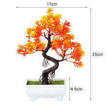 Load image into Gallery viewer, Artificial Plants Pine Bonsai Small Tree Pot Plants Fake Flowers Potted Ornaments For Home Decoration Hotel Garden Decor
