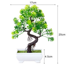 Load image into Gallery viewer, Artificial Plants Pine Bonsai Small Tree Pot Plants Fake Flowers Potted Ornaments For Home Decoration Hotel Garden Decor
