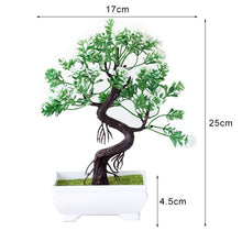 Load image into Gallery viewer, Artificial Plants Pine Bonsai Small Tree Pot Plants Fake Flowers Potted Ornaments For Home Decoration Hotel Garden Decor
