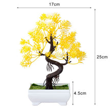 Load image into Gallery viewer, Artificial Plants Pine Bonsai Small Tree Pot Plants Fake Flowers Potted Ornaments For Home Decoration Hotel Garden Decor
