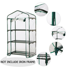 Load image into Gallery viewer, Mini Greenhouse Outdoor Growbag Growhouse PVC Cover Plastic Garden Green House Fiver Floors Green Household Plant Greenhouse
