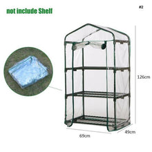 Load image into Gallery viewer, Mini Greenhouse Outdoor Growbag Growhouse PVC Cover Plastic Garden Green House Fiver Floors Green Household Plant Greenhouse
