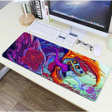 Load image into Gallery viewer, 80x30cm XL Lockedge Large Gaming Mouse Pad Computer Gamer Keyboard Mouse Mat Hyper Beast Desk Mousepad for PC Desk Pad
