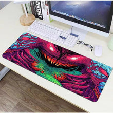 Load image into Gallery viewer, 80x30cm XL Lockedge Large Gaming Mouse Pad Computer Gamer Keyboard Mouse Mat Hyper Beast Desk Mousepad for PC Desk Pad
