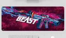 Load image into Gallery viewer, 80x30cm XL Lockedge Large Gaming Mouse Pad Computer Gamer Keyboard Mouse Mat Hyper Beast Desk Mousepad for PC Desk Pad
