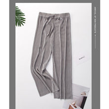 Load image into Gallery viewer, DASSWEI Summer Wide Leg Pants For Women Casual Elastic High Waist 2021 New Fashion Loose Long Pants Pleated Pant Trousers Femme
