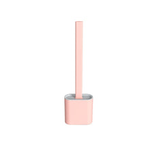 Load image into Gallery viewer, Toilet  Brush Silicone Brush Toilet With Quick Drying Holder Creative Cleaning Brush Flat Head Flexible Soft Bristles Brush
