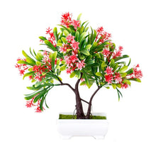 Load image into Gallery viewer, Artificial Plants Pine Bonsai Small Tree Pot Plants Fake Flowers Potted Ornaments For Home Decoration Hotel Garden Decor
