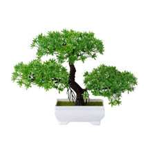 Load image into Gallery viewer, Artificial Plants Pine Bonsai Small Tree Pot Plants Fake Flowers Potted Ornaments For Home Decoration Hotel Garden Decor
