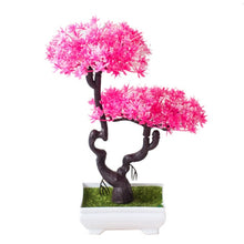 Load image into Gallery viewer, Artificial Plants Pine Bonsai Small Tree Pot Plants Fake Flowers Potted Ornaments For Home Decoration Hotel Garden Decor
