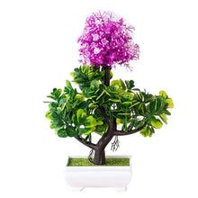 Load image into Gallery viewer, Artificial Plants Pine Bonsai Small Tree Pot Plants Fake Flowers Potted Ornaments For Home Decoration Hotel Garden Decor
