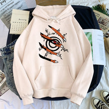 Load image into Gallery viewer, Mens Hoodie Sweatshirt Harajuku Anime Clothes Kurama Ninjutsu Print Streetwear Hoodies Fashion Casual Loose Oversized Hoodies
