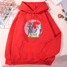 Load image into Gallery viewer, Beauty Grils Cartoon Cute Prints Streetwear Hip Hop Street Man Hoody Autumn Warm Fleece Hooded Fashion Cool Funny Hoodie Men
