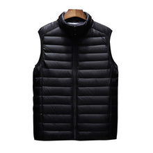 Load image into Gallery viewer, Aiwetin Mens Jacket Sleeveless Vest Winter Fashion Male Cotton-Padded Vest Coats Men Stand Collar Thicken Waistcoats Clothing
