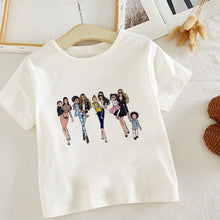 Load image into Gallery viewer, ZZSYKD Summer Super Mom Baby Girl Tshirt Vogue Boys T Shirts Mother And Baby Love Life Lovely Printing Kawaii Kids T Shirt Cozy
