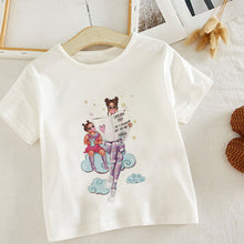 Load image into Gallery viewer, ZZSYKD Summer Super Mom Baby Girl Tshirt Vogue Boys T Shirts Mother And Baby Love Life Lovely Printing Kawaii Kids T Shirt Cozy
