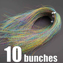 Load image into Gallery viewer, lunker fly fishing tinsel twisted strand string line tying flash crystal shining diy material assist hooks lure flies
