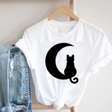 Load image into Gallery viewer, Women Clothing Spring Summer Dog Paw Cat Pet Fashion Cartoon Animal 90s Girl Clothes Print Tee Top Tshirt Female Graphic T-shirt
