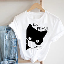 Load image into Gallery viewer, Women Clothing Spring Summer Dog Paw Cat Pet Fashion Cartoon Animal 90s Girl Clothes Print Tee Top Tshirt Female Graphic T-shirt
