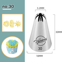 Load image into Gallery viewer, Icing Piping Tip Nozzles Pastry Bag Cake Decorating Tools Baking Cream Tip Kitchen Supplies 304 Decorating Mouth
