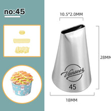 Load image into Gallery viewer, Icing Piping Tip Nozzles Pastry Bag Cake Decorating Tools Baking Cream Tip Kitchen Supplies 304 Decorating Mouth
