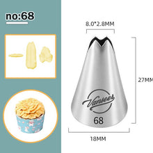 Load image into Gallery viewer, Icing Piping Tip Nozzles Pastry Bag Cake Decorating Tools Baking Cream Tip Kitchen Supplies 304 Decorating Mouth
