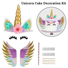 Load image into Gallery viewer, Unicorn Party 3-tier Cup Cake Stand Paper Plates Cups Balloon Birthday Party Decoration Kids Unicornio Party Girls Baby Shower
